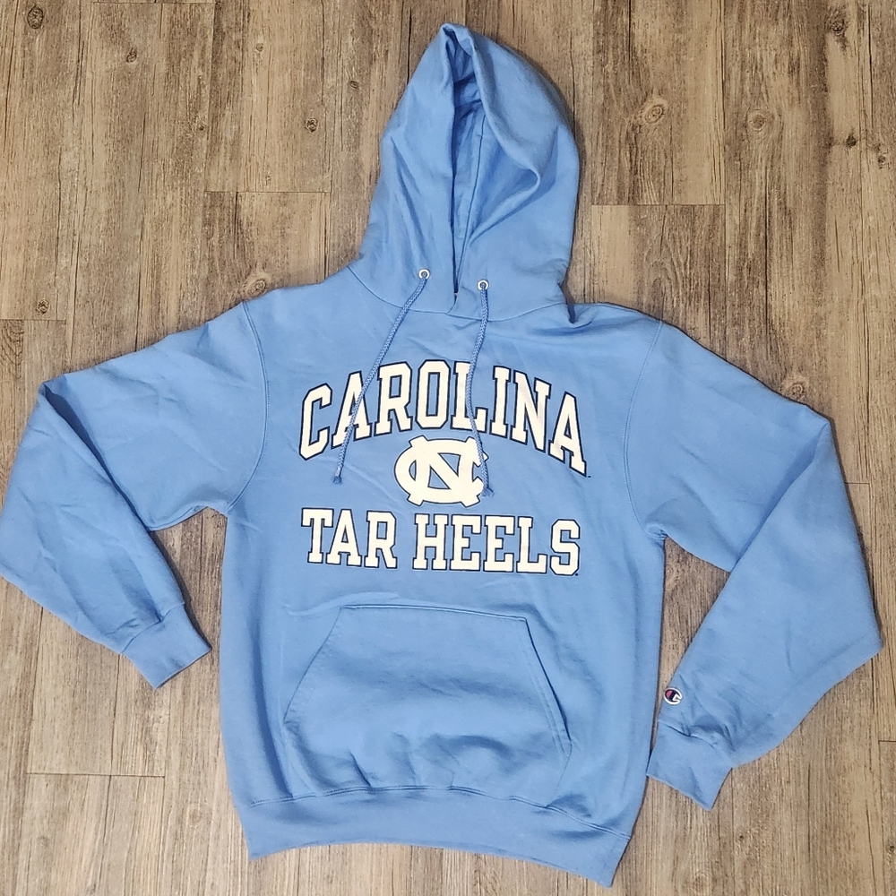 Champion NCAA Carolina Tar Heels‎ Blue Hoodie Small
